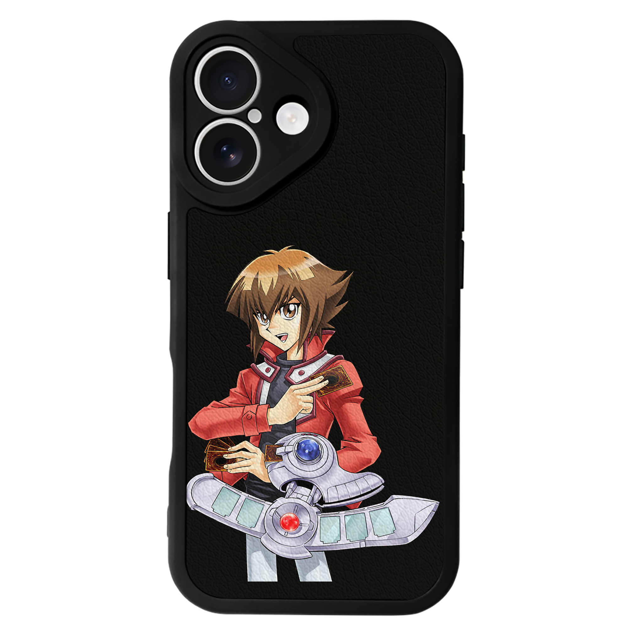 遊☆戯☆王 Yu-Gi-Oh! 【iPhone 16シリーズ対応】シリコンスマホケース（レザー調） 材質：シリコン